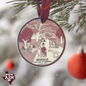 Texas A&M Ornament- Reveille